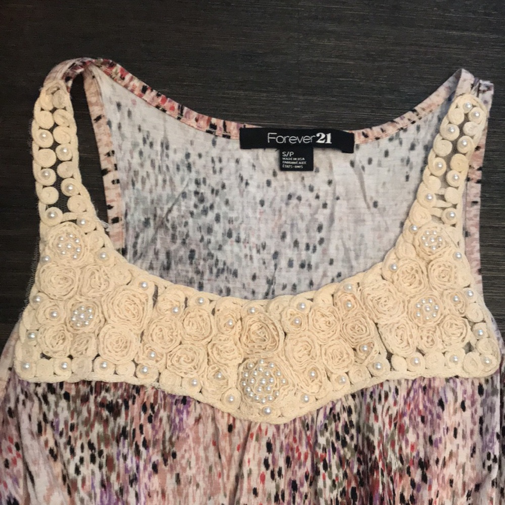 FREE Forever 21 embellished tank top Y2K - Picture 3 of 6